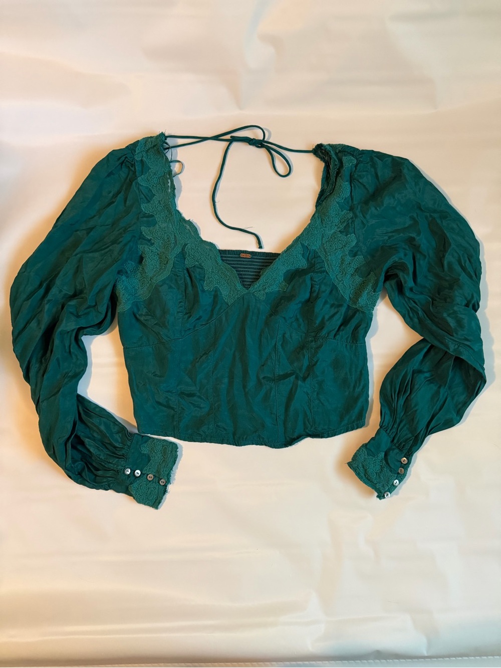 Free People Janelle Lace Top Size L